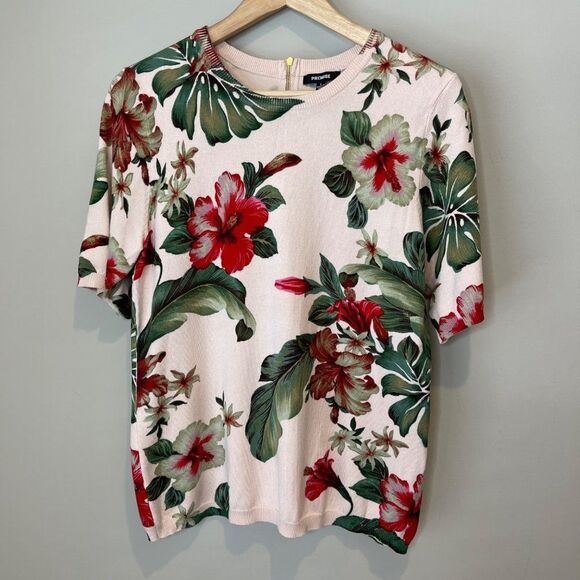 Premise Tropical Floral Fashion Pullover Size Large - Picture 7 of 7